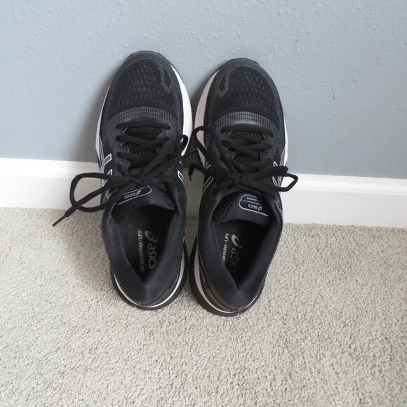 Asics womens gel nimbus 21 running shoes size 9 black/white - Picture 5 of 10